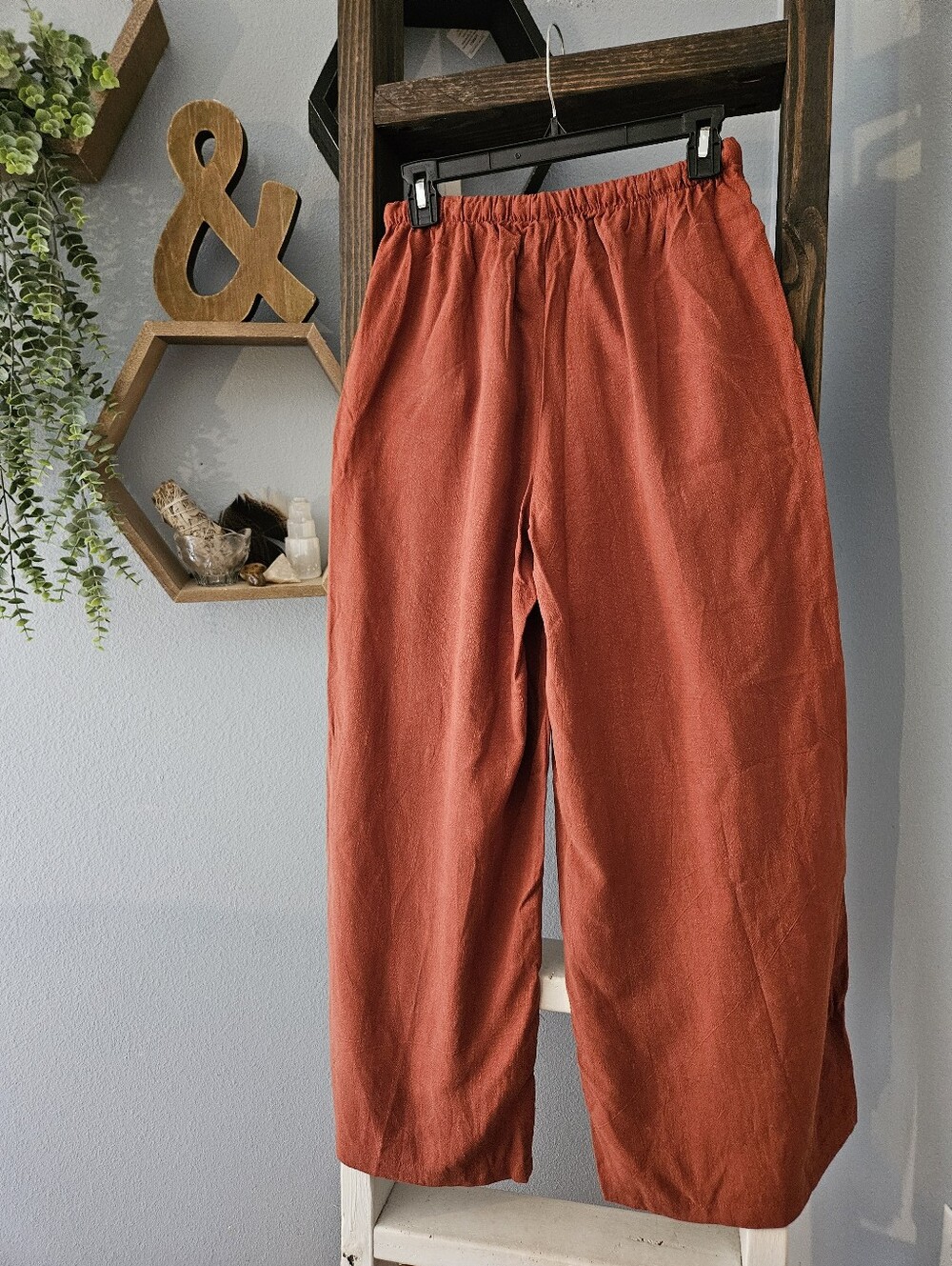 NWT Wide Leg Women’s Pants in Rust - Size M - Picture 4 of 5